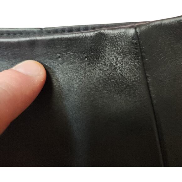 The Limited Women’s Black and Metallic Tweed Pencil Skirt Size‎ 8 Faux Leather - Picture 9 of 11